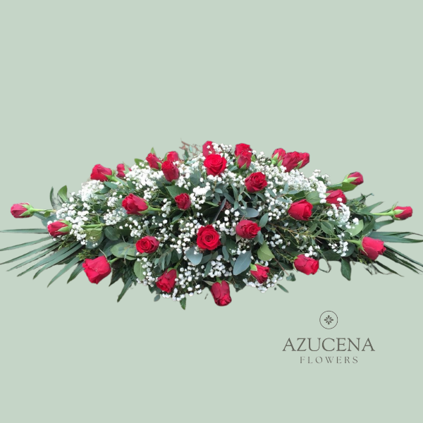 Arreglo con 24 Rosas Rojas — Azucena Florería