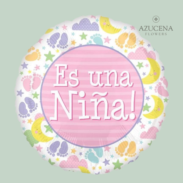 Globo de Es Niña — Azucena Florería