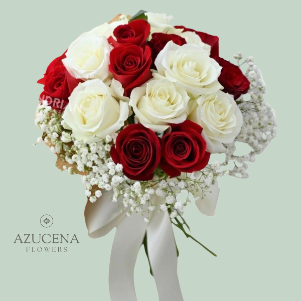 Ramo de Novia Bicolor — Azucena Florería