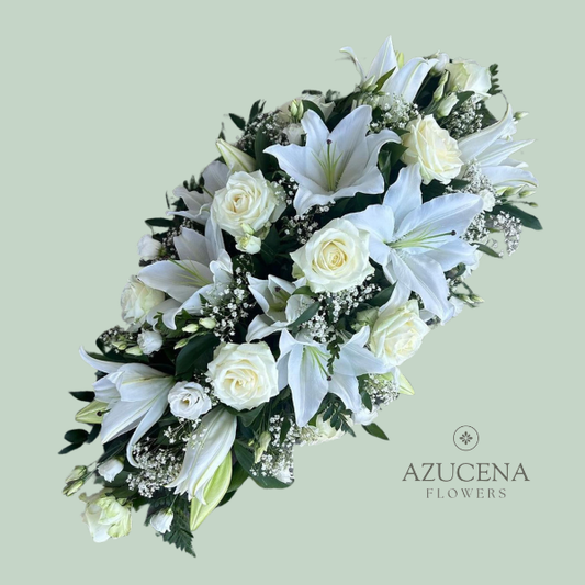 Cubre Urnas de Rosas y Liliums — Azucena Florería