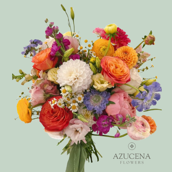 Ramo de Novia Primaveral — Azucena Florería