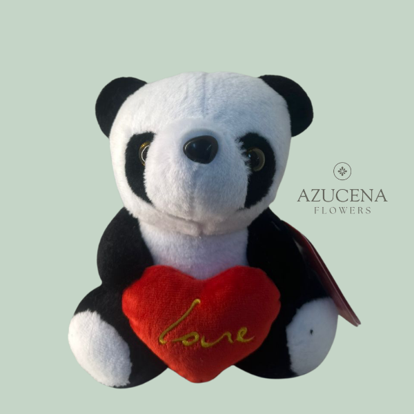 Peluche de Oso con Corazón — Azucena Florería