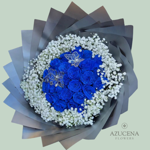 Ramo de Rosas Azules — Azucena Florería