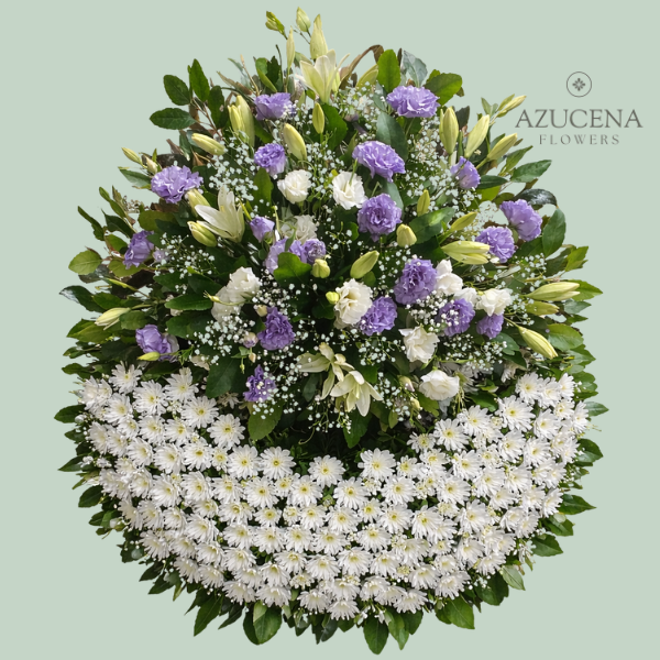 Corona de Condolencia — Azucena Florería