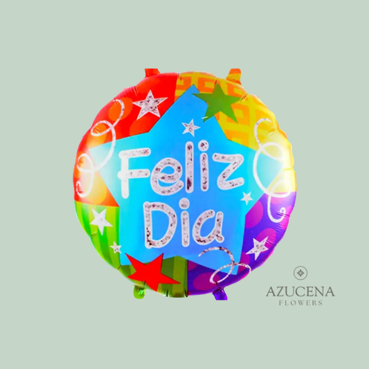 Globo de Feliz Día — Azucena Florería