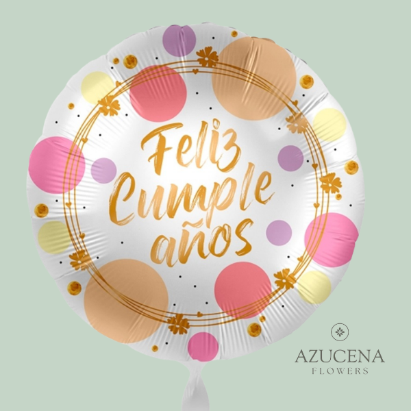 Globo de Feliz Cumpleaños — Azucena Florería