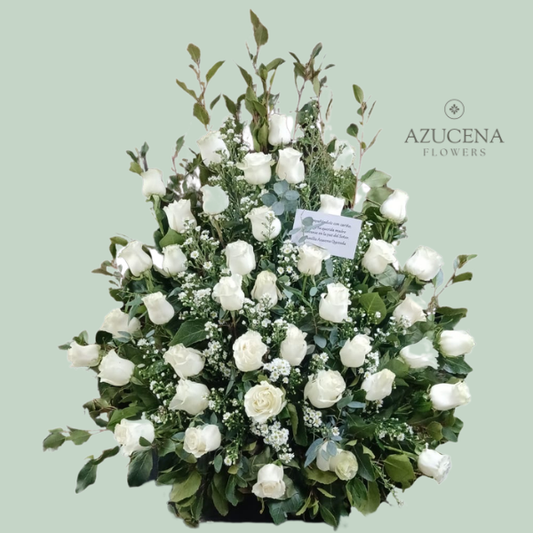 Arrimo Premium de Condolencias — Azucena Florería
