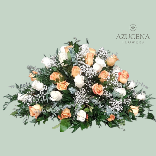 Arreglo de condolencias Primaveral — Azucena Florería