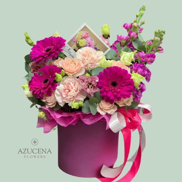 Delicado Box de Gerberas — Azucena Florería