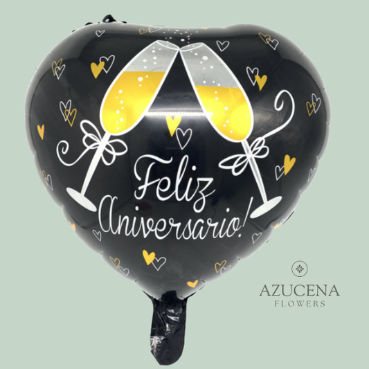 Globo de Feliz Aniversario — Azucena Florería
