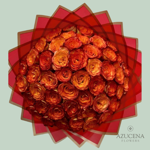 Ramo Premium de 50 Rosas — Azucena Florería