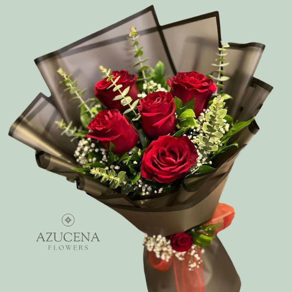Ramo con Rosas Rojas — Azucena Florería